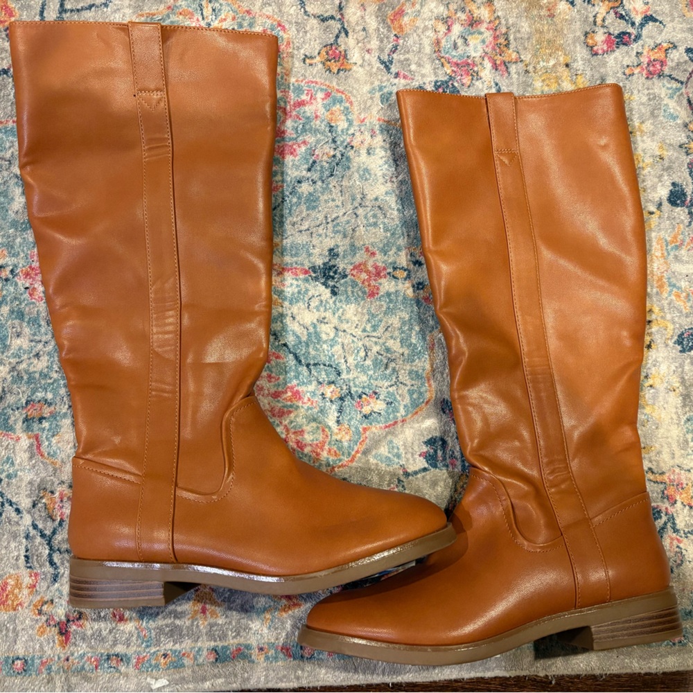 Tan Knee-High Boots